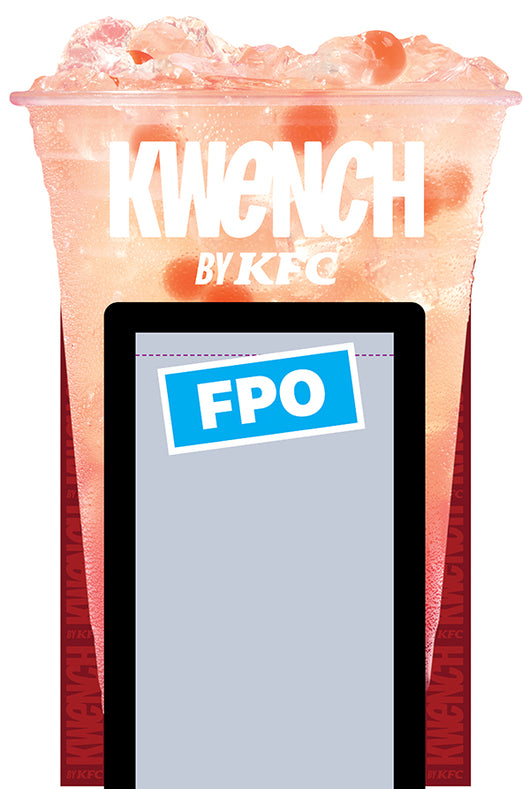 Kwench Boba Refresher Kiosk Hugger (French)