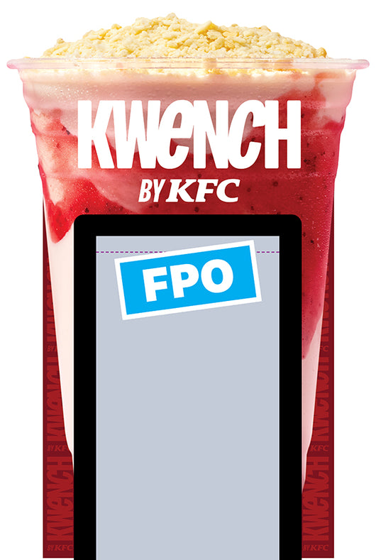 Kwench Krunch Shake Kiosk Hugger (English)