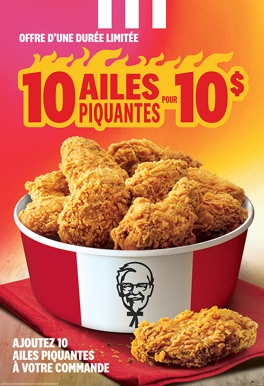 W5 - 10 Hot Wings for $10 ENSEIGNES PYLÔNES 08