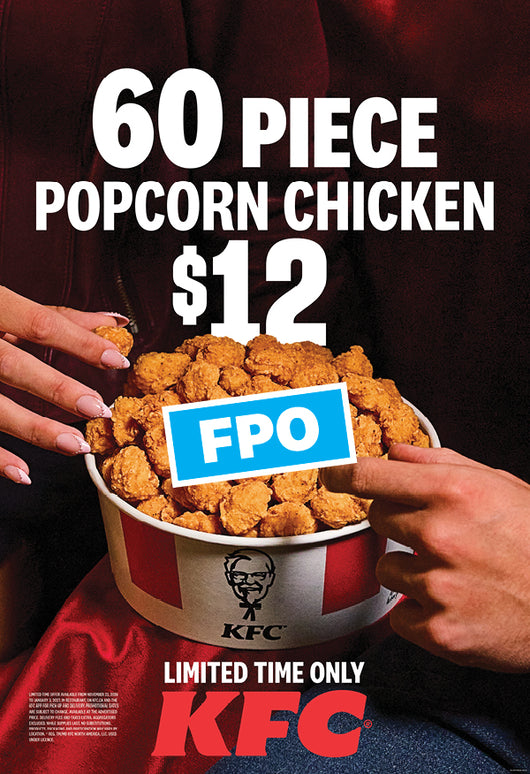 W9 - $NL 60pc Popcorn Chicken Pole Sign 04