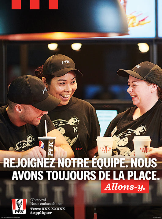 Window Poster Recruit 12 (French)