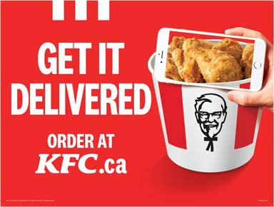 Delivery Lawn Sign - Get it Delivered / Get it Delivered | Sold in lots of 10