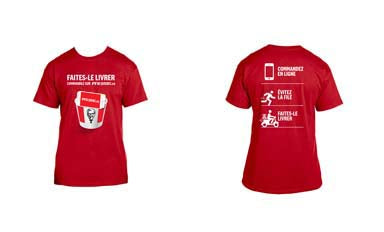 Delivery T-Shirt - French Kit (8 shirts: 2x Sm, 4x Med, 2x Lrg)