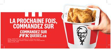 Delivery Drive Thru Window Decal - French