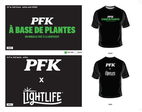 Plant Based T-Shirt - French Kit (8 shirts: 2x Sm, 4x Med, 2x Lrg)