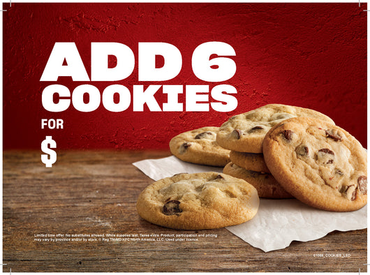 Add 6 Cookies LED - National