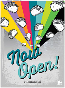 TB Now Open Window Poster 29.5