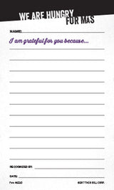 TB Customer Relations - Recognition Card 'Hungry'