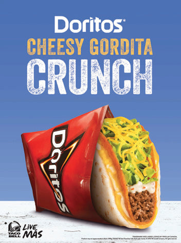 TB Cheesy Gordita Crunch Pole Sign 43.5