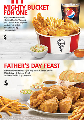 Father's Day ORT Drive Thru Menu Panel with Calories (WOLFE size)