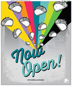 TB Now Open Pole Sign 43.5
