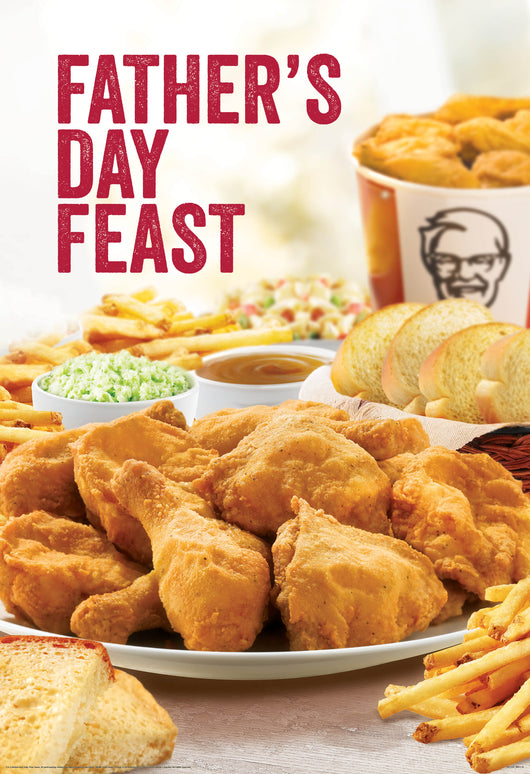 Father's Day Feast Pole Sign