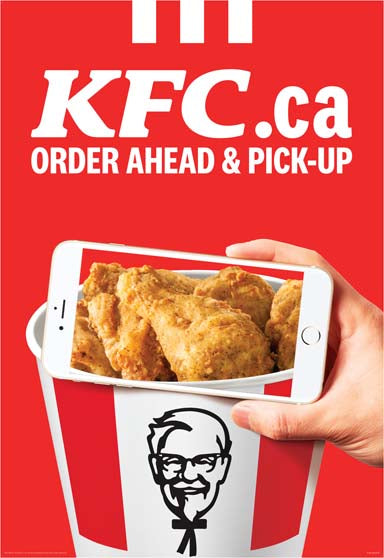 ORDER AHEAD & PICK UP POLE SIGN 06