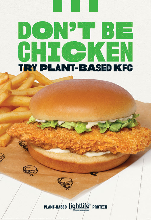 Plant Based Pole Sign - English