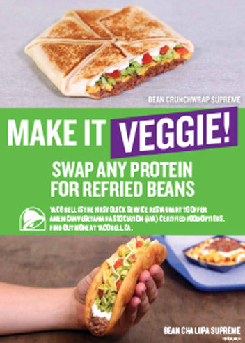 TB Vegetarian - Counter Card