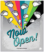 TB Now Open Window Cling 21