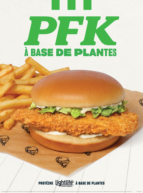 Plant Based Window Poster - French