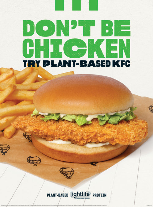 Plant Based Window Poster - English